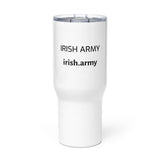 Travel mug with a handle