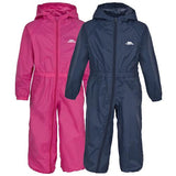 Kids Trespass Button Waterproof All-In-One Suit