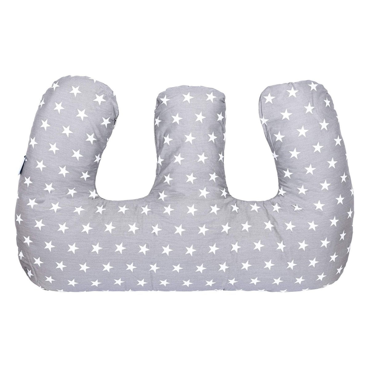 Twin Pregnancy Nursing Pillow - White Stars