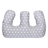 Twin Pregnancy Nursing Pillow - White Stars