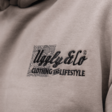 Beige Surf Diamond Hoodie