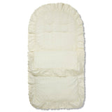 Universal Broderie Anglaise Pushchair Footmuff / Cosy Toes - Fits All Pushchairs / Prams And Buggies