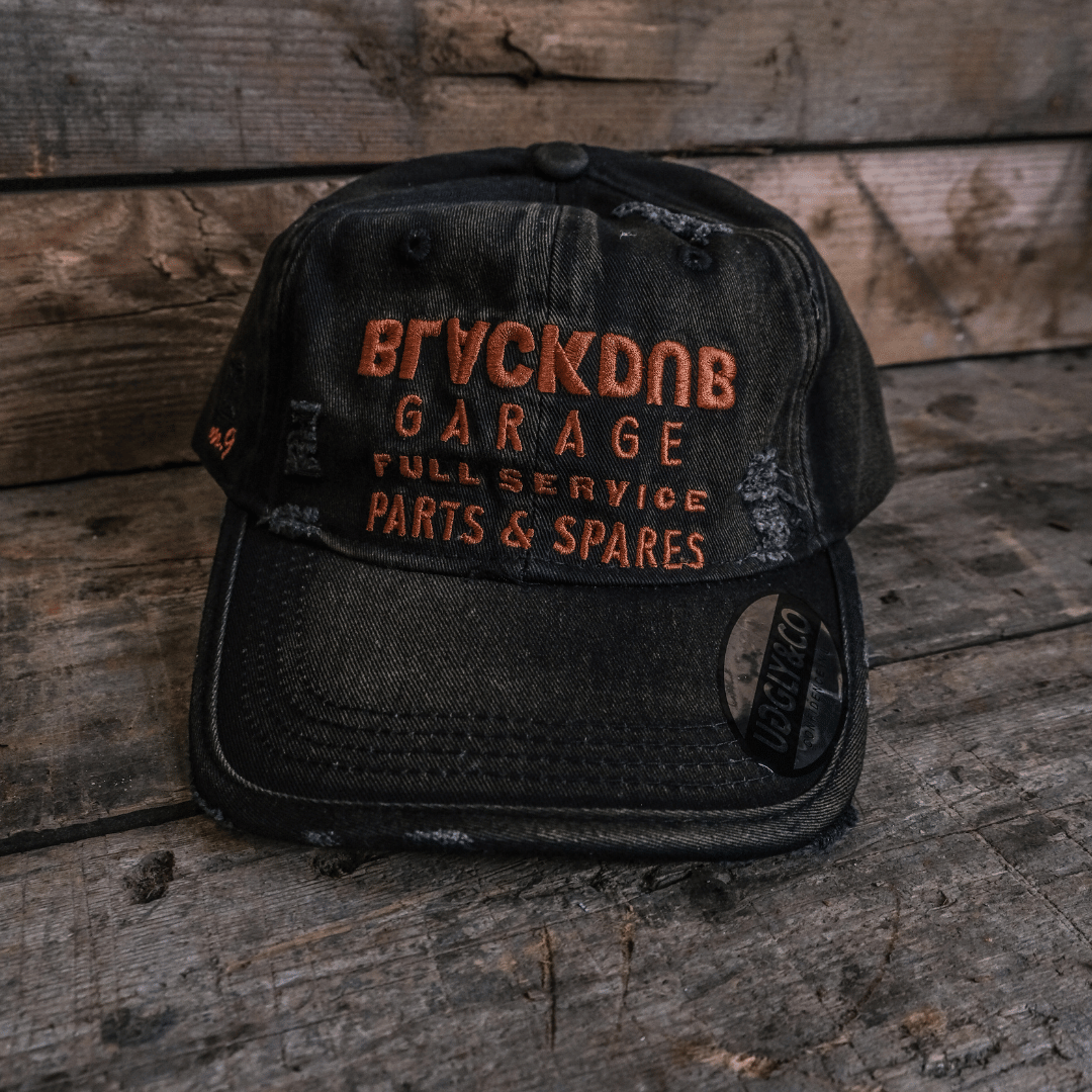 Black Parts & Spares Cap