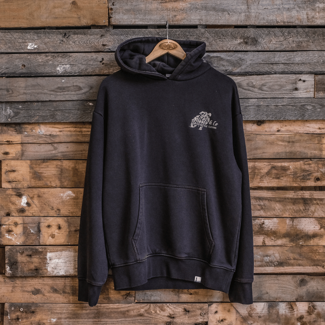Black Flattrack Hoodie