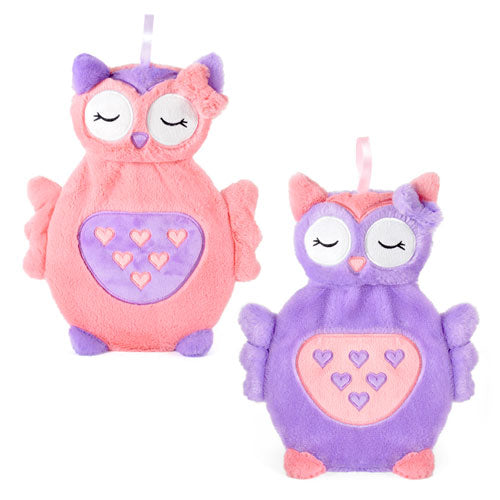 WB27 3D PLUSH OWL HOT WATER BOTTLE