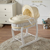 Wicker Baby Moses Basket With Stand
