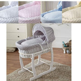 Wicker Baby Moses Basket With Stand