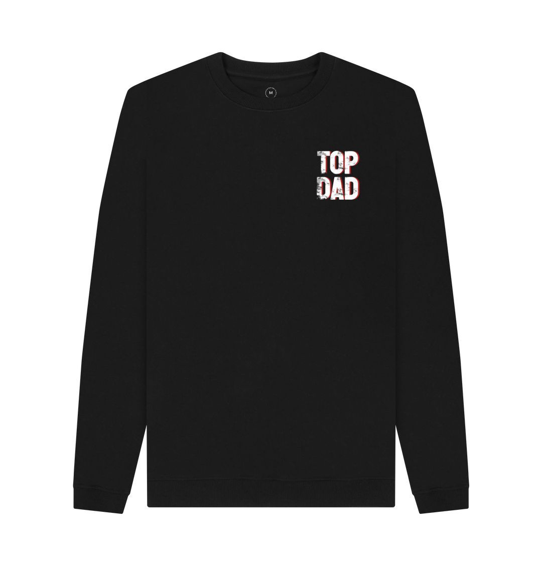 Men's Top Dad Print Sweatshirt