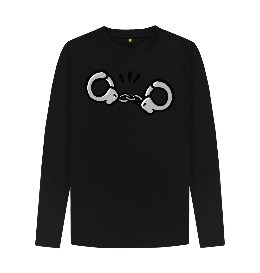 Men 'Empower' Hand cuff Print long Sleeve T-Shirt