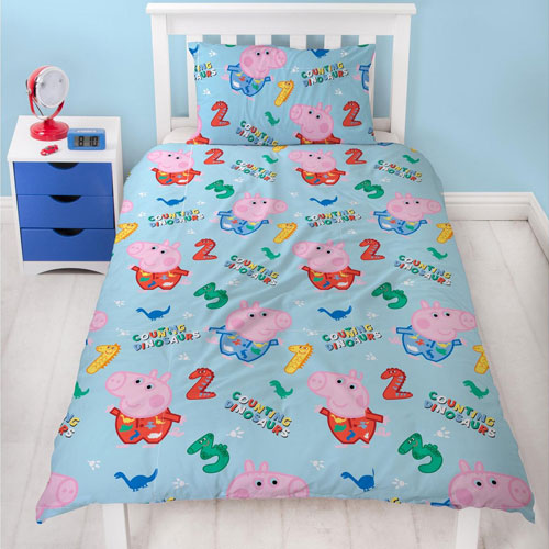 BED43 GEORGE PIG NUMBERS SINGLE