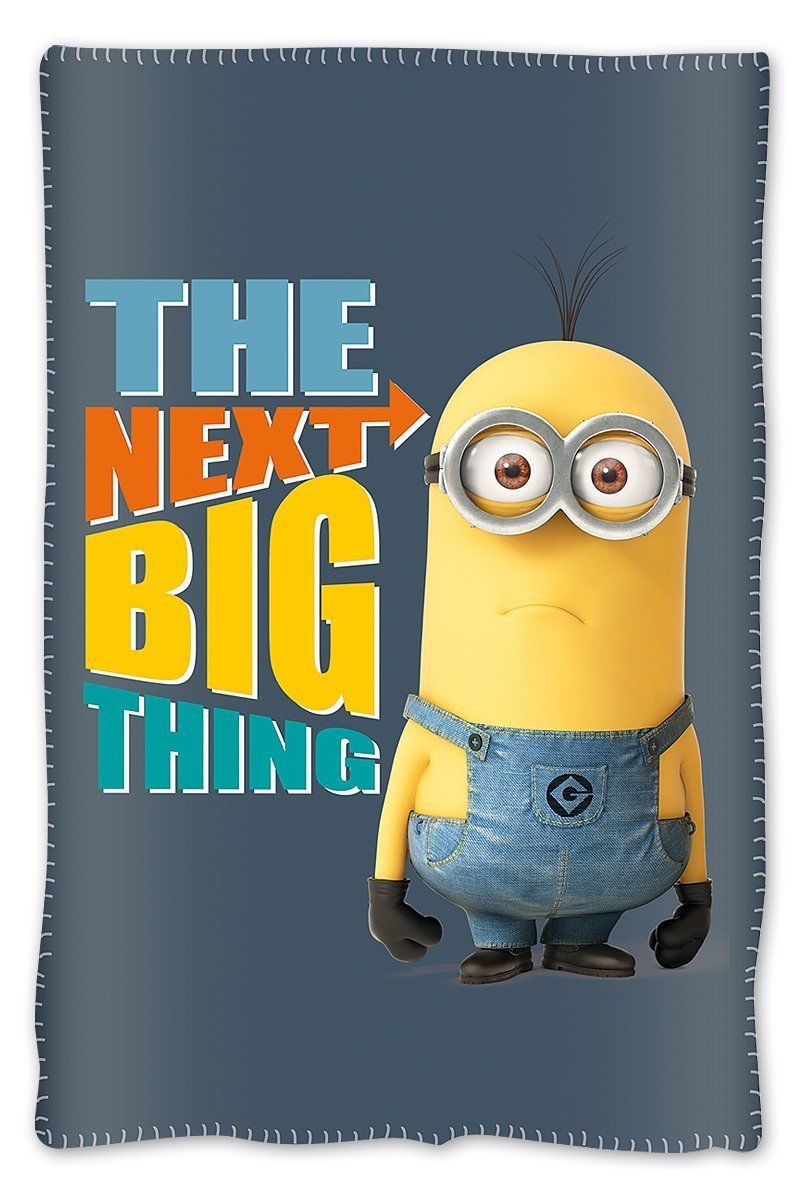 FB12 MINIONS NEXT BIG THING FLEECE BLANKET