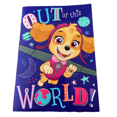 K22 PAW PATROL SPACE PATROL COLOURING BOOK 32 PAGE