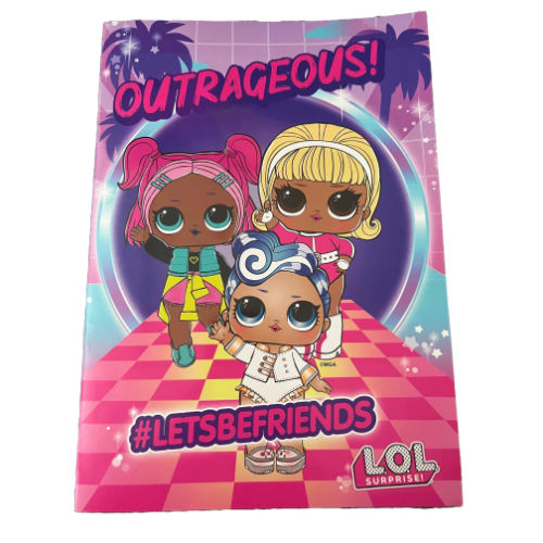 K4 LOL SURPRISE COLOURING BOOK 32 PAGE