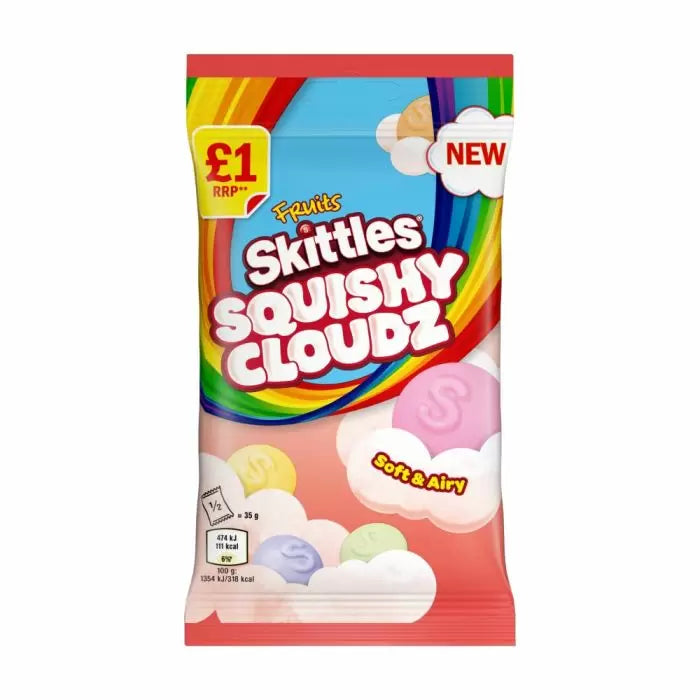 SW36 SKITTLES SQUISHY CLOUDZ SWEET
